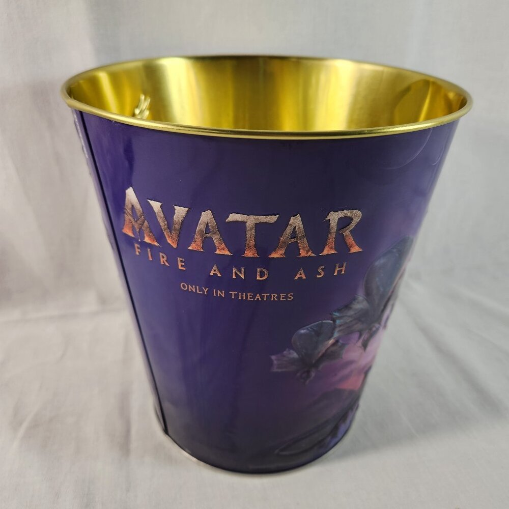 Avatar Fire and Ash Tibtub Steel Bucket Popcorn Bucket 130oz. Movie Collectibles